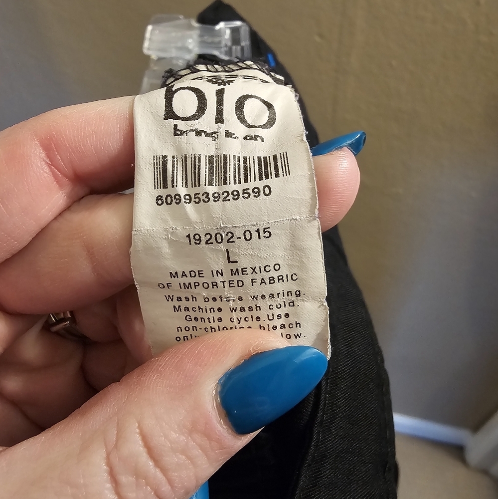 Womens Black Scrub Pants - Picture 4 of 5